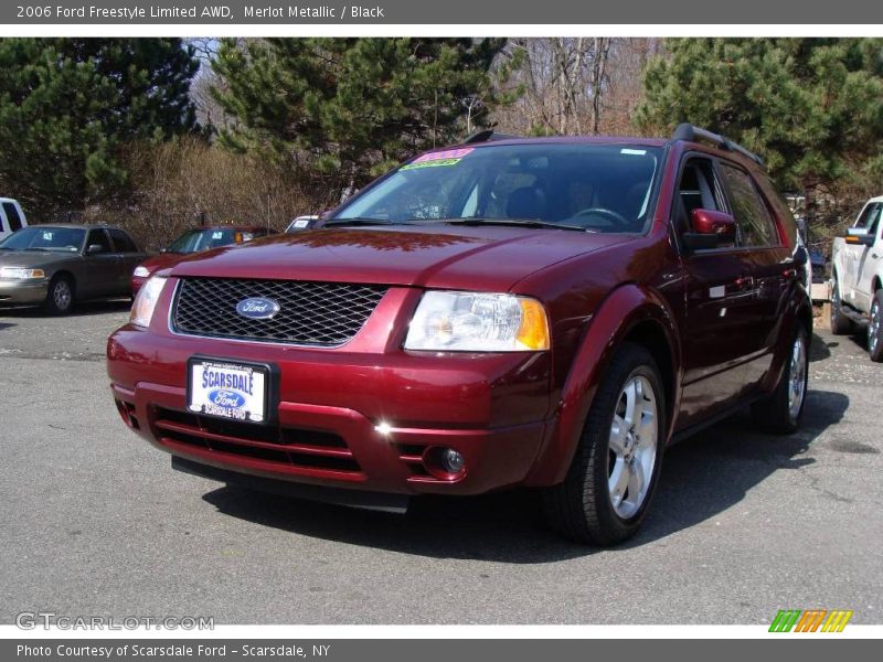 Merlot Metallic / Black 2006 Ford Freestyle Limited AWD