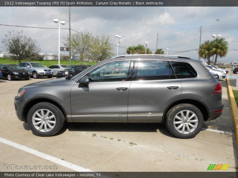 Canyon Gray Metallic / Black Anthracite 2012 Volkswagen Touareg VR6 FSI Sport 4XMotion