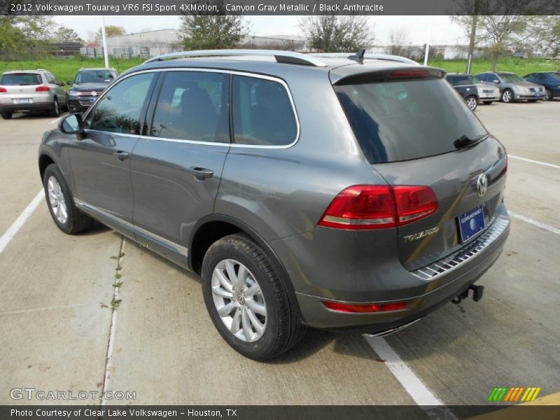 Canyon Gray Metallic / Black Anthracite 2012 Volkswagen Touareg VR6 FSI Sport 4XMotion