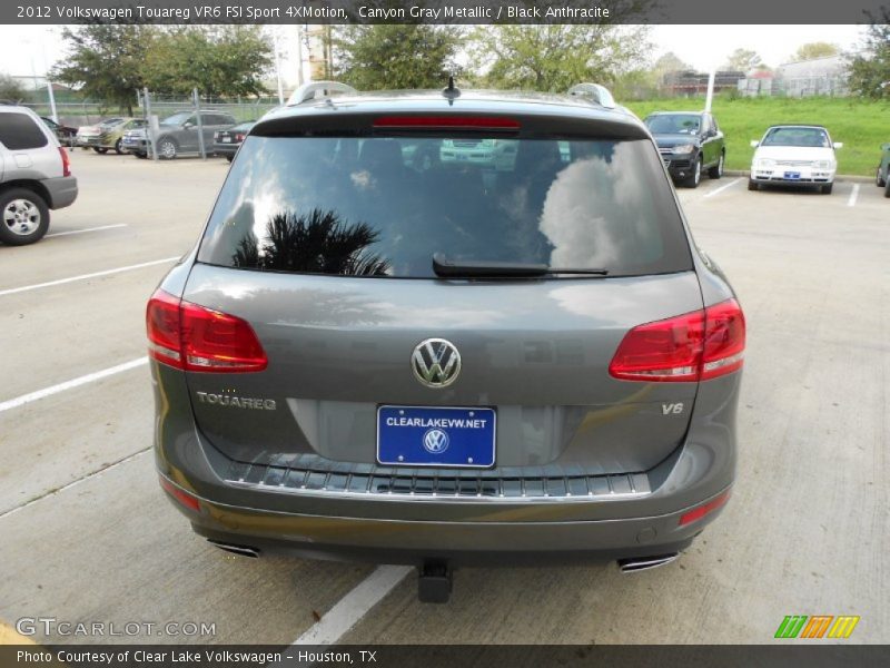 Canyon Gray Metallic / Black Anthracite 2012 Volkswagen Touareg VR6 FSI Sport 4XMotion