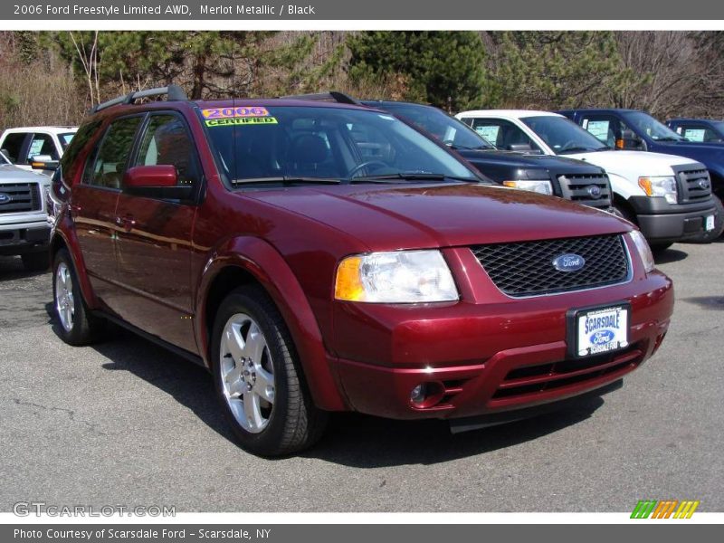 Merlot Metallic / Black 2006 Ford Freestyle Limited AWD