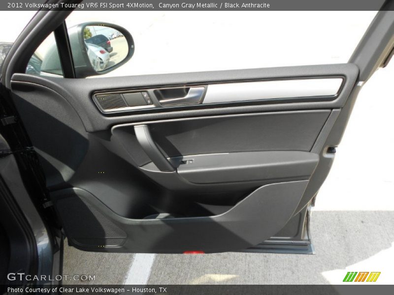 Canyon Gray Metallic / Black Anthracite 2012 Volkswagen Touareg VR6 FSI Sport 4XMotion