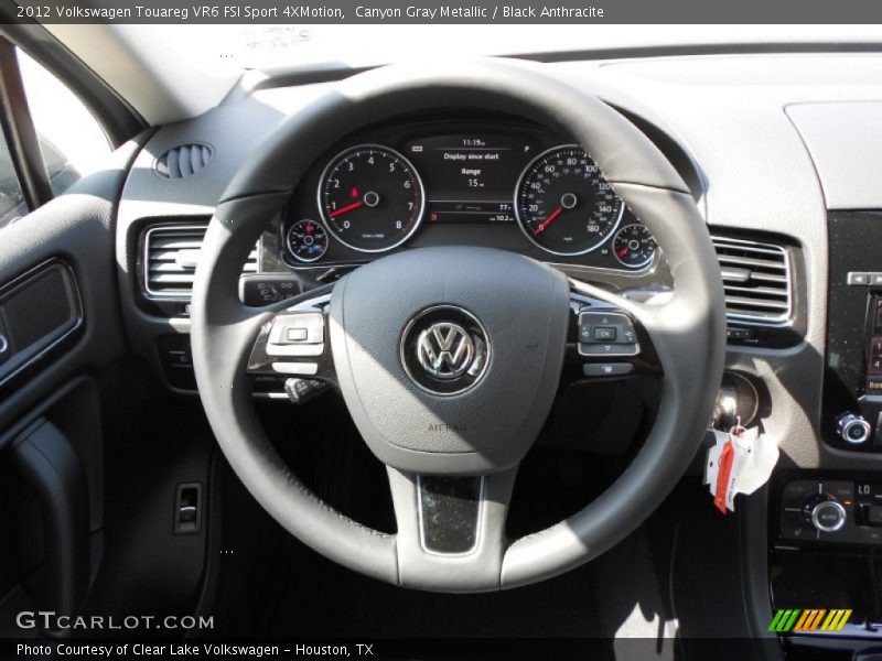 Canyon Gray Metallic / Black Anthracite 2012 Volkswagen Touareg VR6 FSI Sport 4XMotion