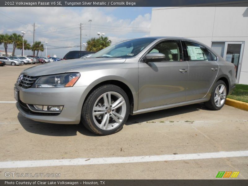 Tungsten Silver Metallic / Cornsilk Beige 2012 Volkswagen Passat V6 SE