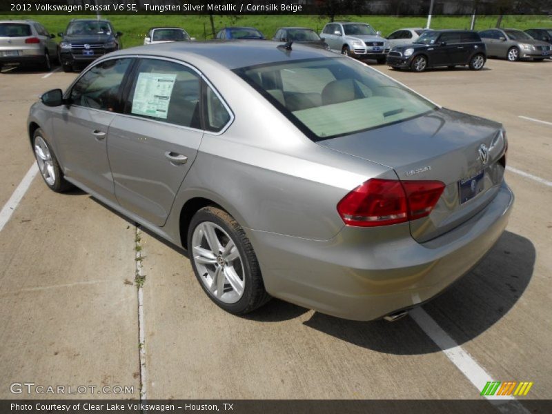 Tungsten Silver Metallic / Cornsilk Beige 2012 Volkswagen Passat V6 SE