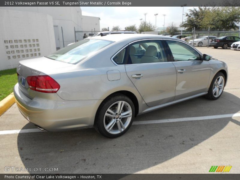 Tungsten Silver Metallic / Cornsilk Beige 2012 Volkswagen Passat V6 SE