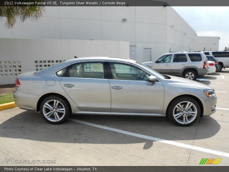 Tungsten Silver Metallic / Cornsilk Beige 2012 Volkswagen Passat V6 SE