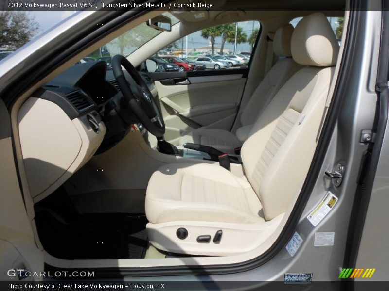 Tungsten Silver Metallic / Cornsilk Beige 2012 Volkswagen Passat V6 SE