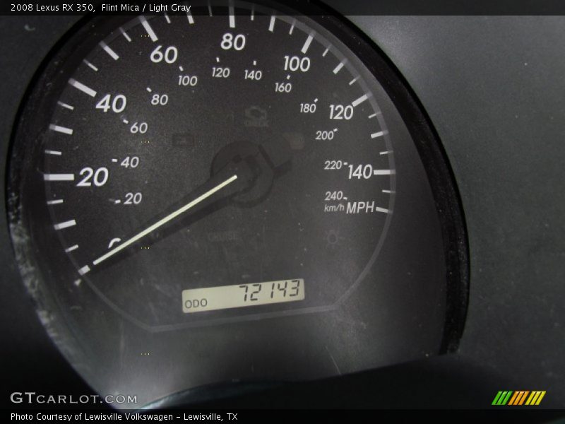Flint Mica / Light Gray 2008 Lexus RX 350