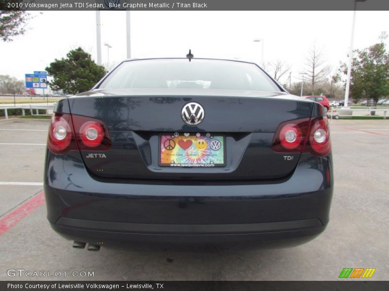 Blue Graphite Metallic / Titan Black 2010 Volkswagen Jetta TDI Sedan