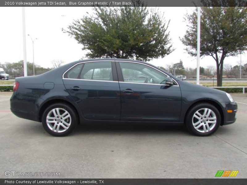 Blue Graphite Metallic / Titan Black 2010 Volkswagen Jetta TDI Sedan