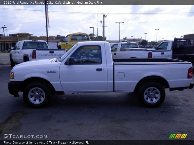 Oxford White / Medium Dark Flint 2010 Ford Ranger XL Regular Cab