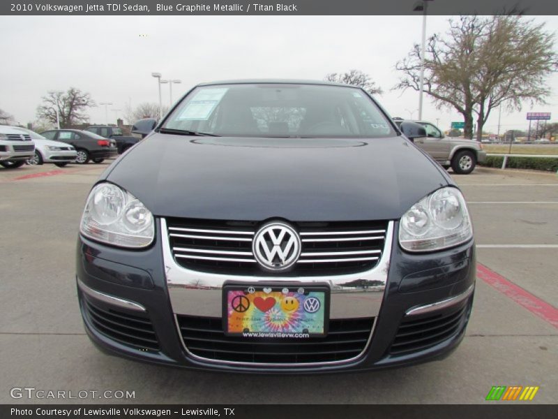 Blue Graphite Metallic / Titan Black 2010 Volkswagen Jetta TDI Sedan