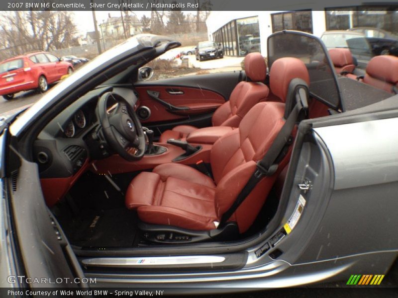  2007 M6 Convertible Indianapolis Red Interior