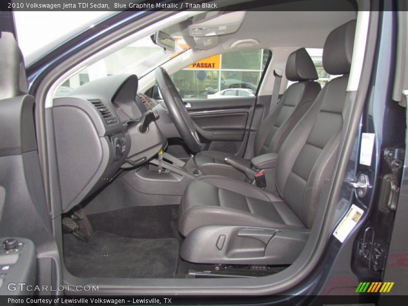 Blue Graphite Metallic / Titan Black 2010 Volkswagen Jetta TDI Sedan