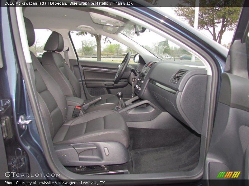 Blue Graphite Metallic / Titan Black 2010 Volkswagen Jetta TDI Sedan