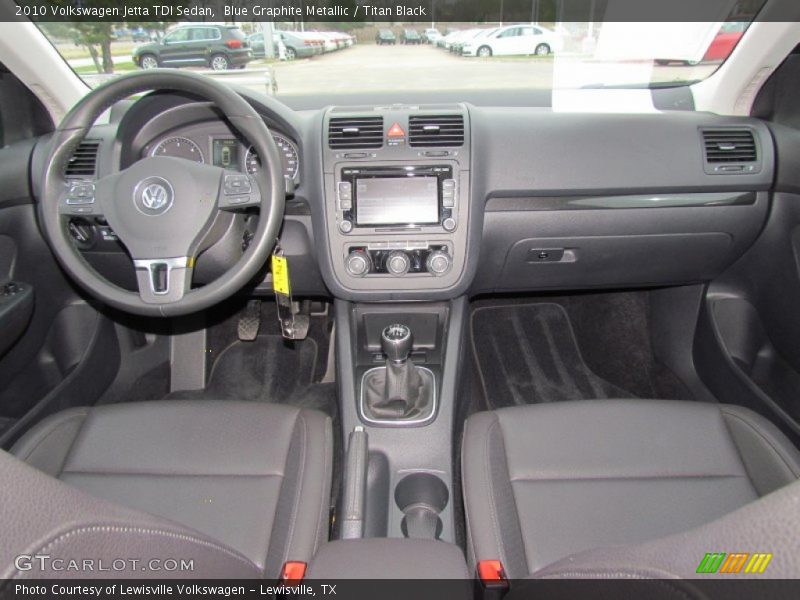 Blue Graphite Metallic / Titan Black 2010 Volkswagen Jetta TDI Sedan