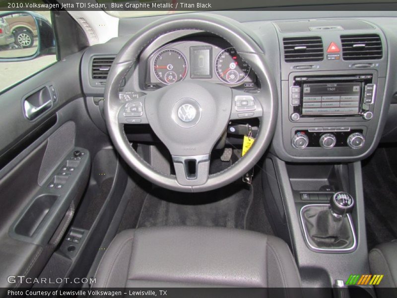 Blue Graphite Metallic / Titan Black 2010 Volkswagen Jetta TDI Sedan