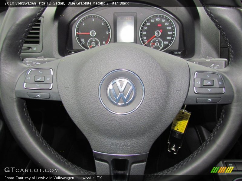 Blue Graphite Metallic / Titan Black 2010 Volkswagen Jetta TDI Sedan