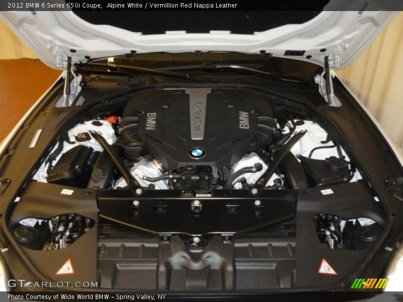  2012 6 Series 650i Coupe Engine - 4.4 Liter DI TwinPower Turbo DOHC 32-Valve VVT V8