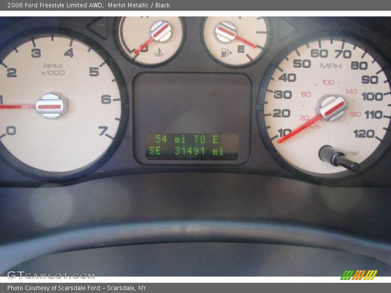 Merlot Metallic / Black 2006 Ford Freestyle Limited AWD