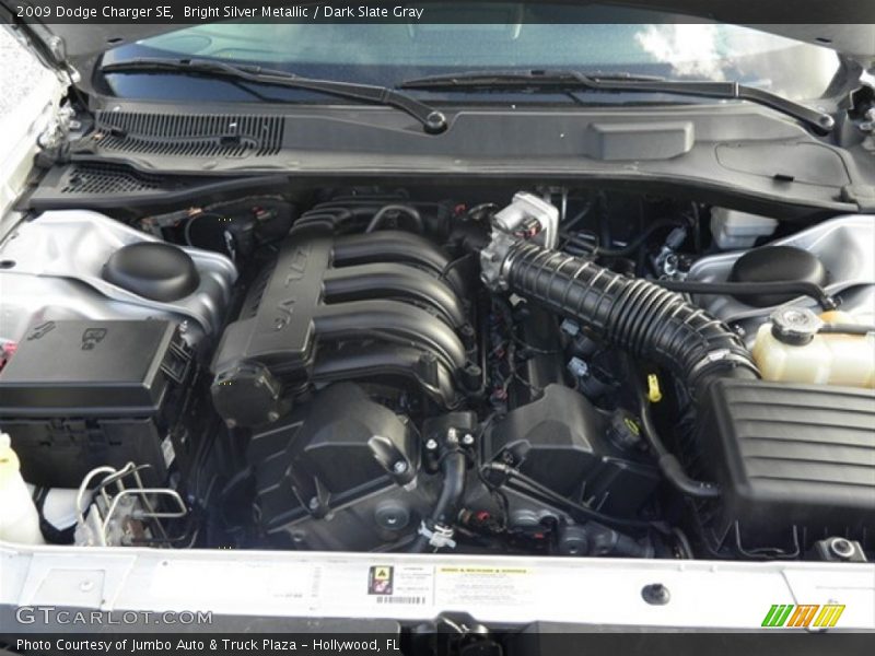 Bright Silver Metallic / Dark Slate Gray 2009 Dodge Charger SE