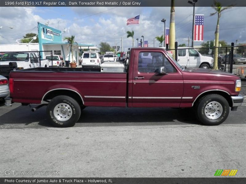  1996 F150 XLT Regular Cab Dark Toreador Red Metallic