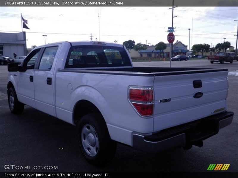 Oxford White / Stone/Medium Stone 2009 Ford F150 XL SuperCrew