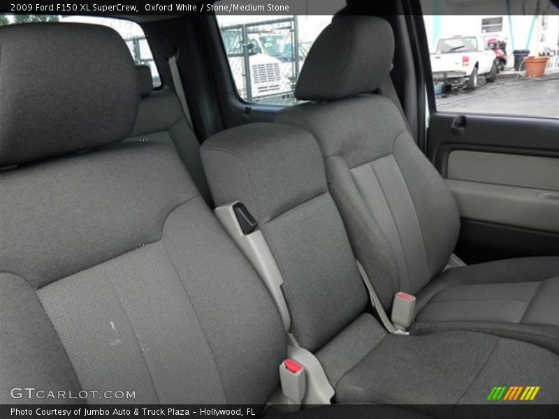 Oxford White / Stone/Medium Stone 2009 Ford F150 XL SuperCrew
