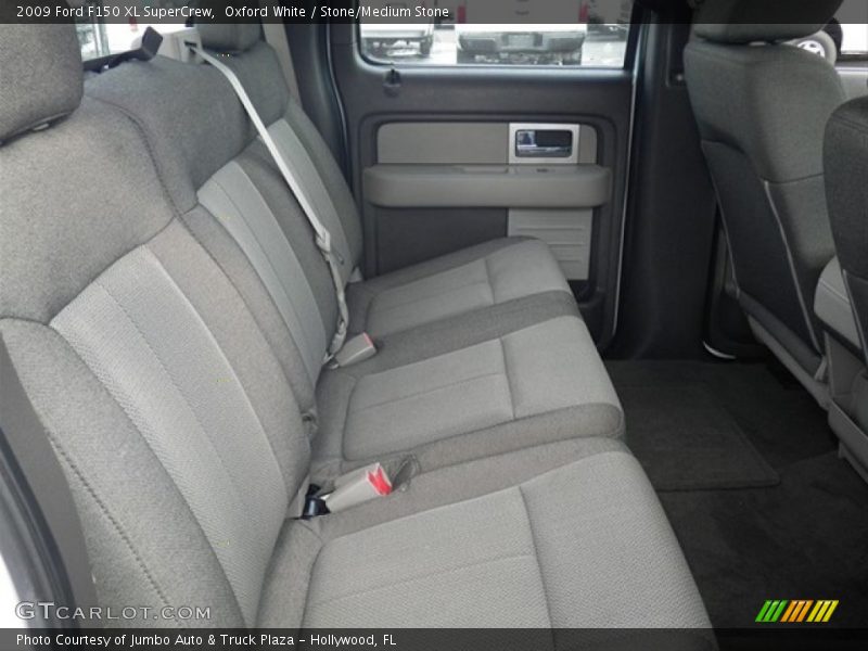 Oxford White / Stone/Medium Stone 2009 Ford F150 XL SuperCrew