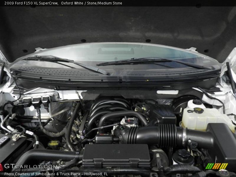Oxford White / Stone/Medium Stone 2009 Ford F150 XL SuperCrew