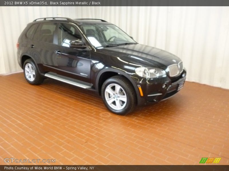 Black Sapphire Metallic / Black 2012 BMW X5 xDrive35d