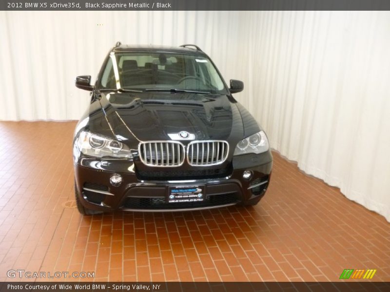 Black Sapphire Metallic / Black 2012 BMW X5 xDrive35d
