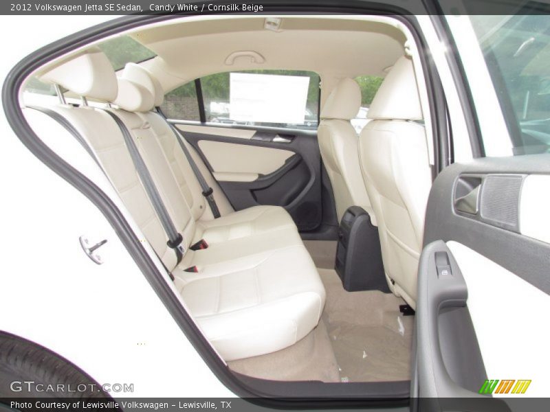 Candy White / Cornsilk Beige 2012 Volkswagen Jetta SE Sedan