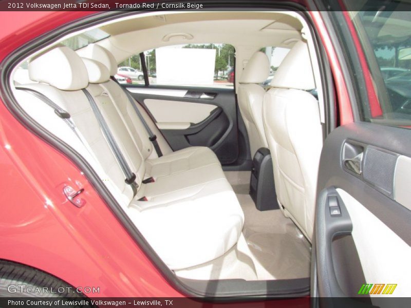 Tornado Red / Cornsilk Beige 2012 Volkswagen Jetta TDI Sedan