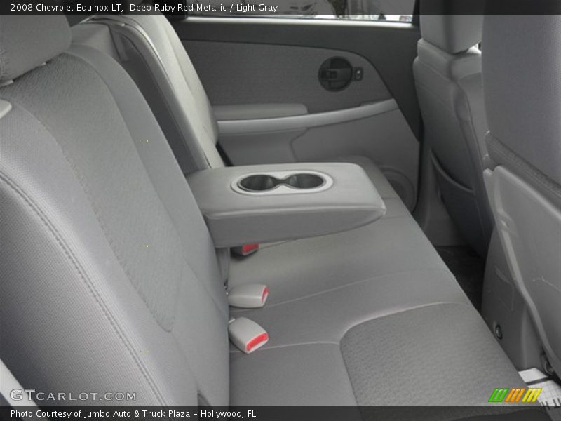 Deep Ruby Red Metallic / Light Gray 2008 Chevrolet Equinox LT