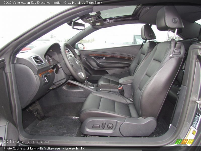 Indium Gray Metallic / Titan Black 2012 Volkswagen Eos Executive