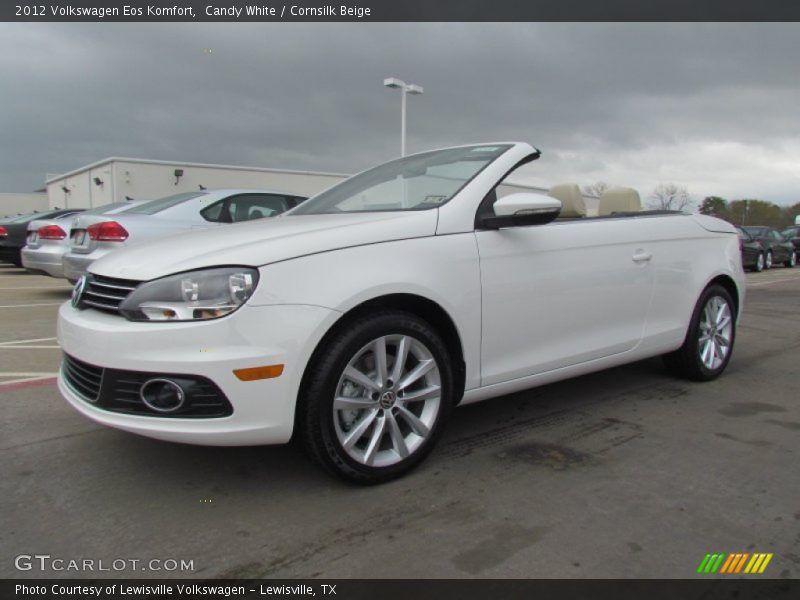 Candy White / Cornsilk Beige 2012 Volkswagen Eos Komfort