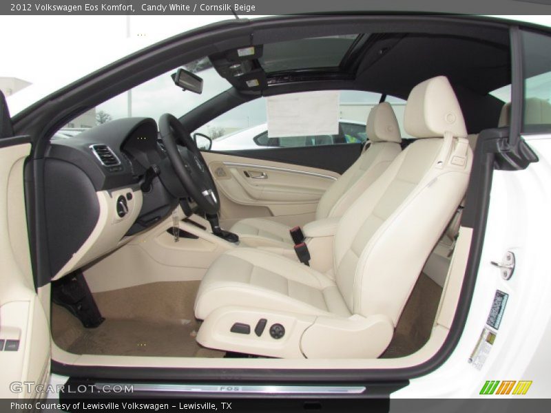 Candy White / Cornsilk Beige 2012 Volkswagen Eos Komfort