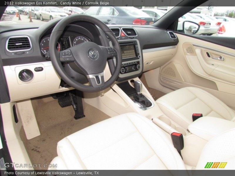 Candy White / Cornsilk Beige 2012 Volkswagen Eos Komfort