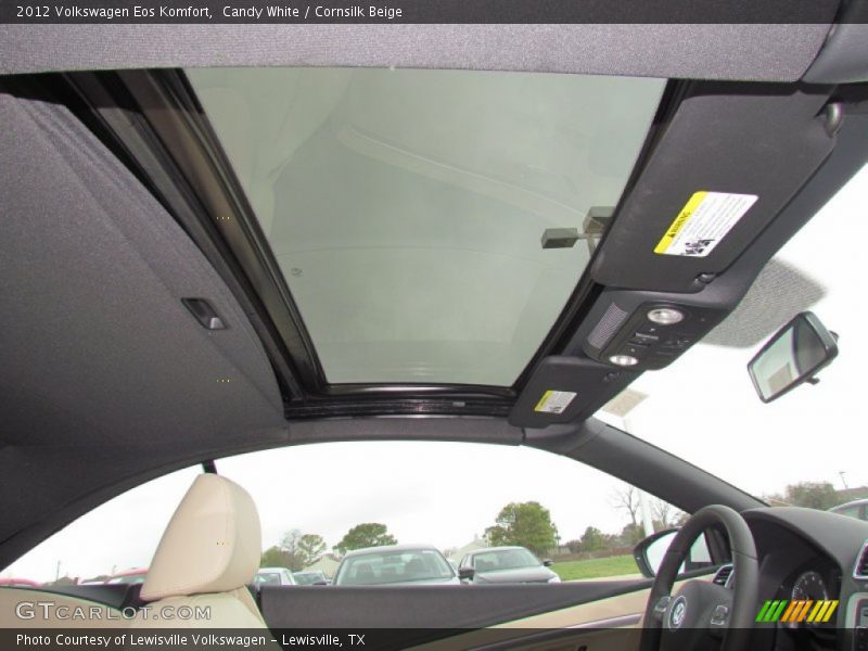Candy White / Cornsilk Beige 2012 Volkswagen Eos Komfort