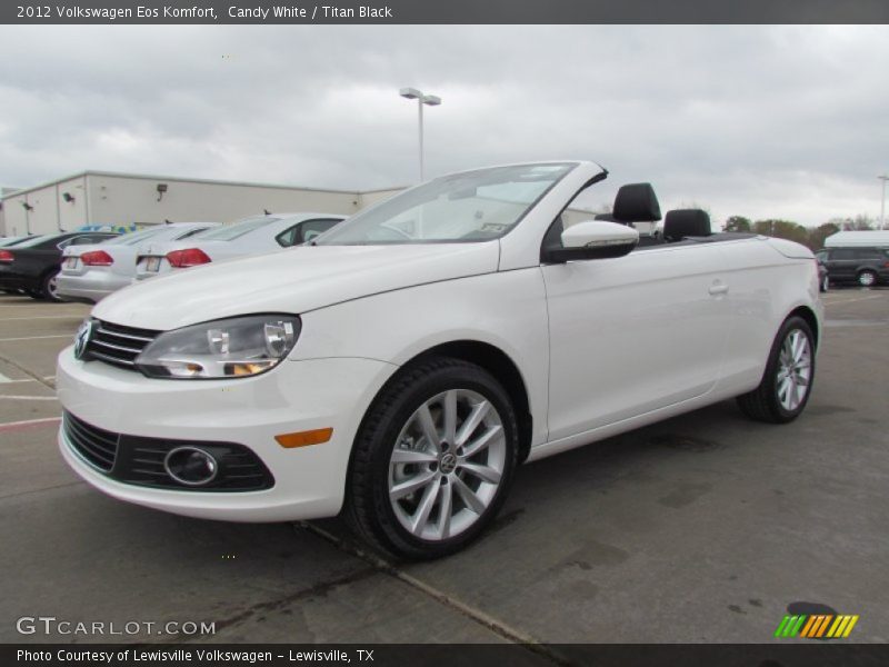 Candy White / Titan Black 2012 Volkswagen Eos Komfort
