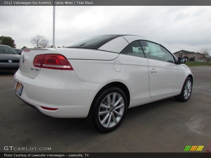 Candy White / Titan Black 2012 Volkswagen Eos Komfort