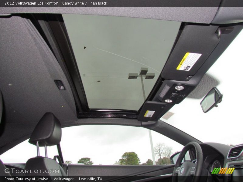 Candy White / Titan Black 2012 Volkswagen Eos Komfort