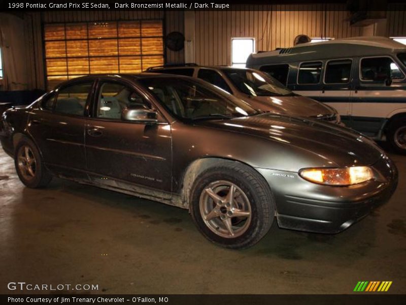 Dark Bronzemist Metallic / Dark Taupe 1998 Pontiac Grand Prix SE Sedan