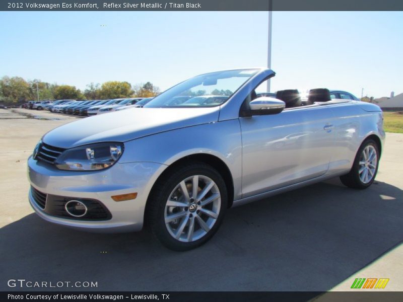 Reflex Silver Metallic / Titan Black 2012 Volkswagen Eos Komfort