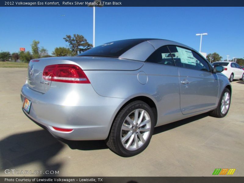 Reflex Silver Metallic / Titan Black 2012 Volkswagen Eos Komfort