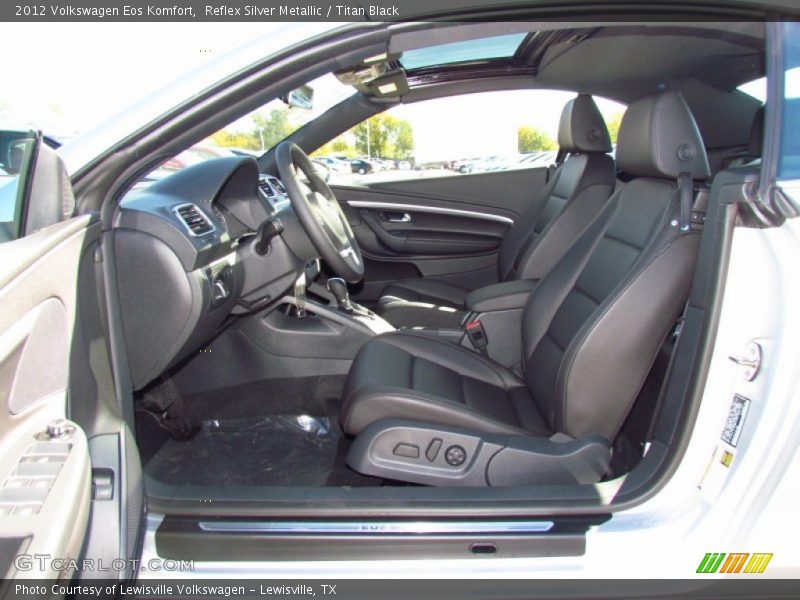 Reflex Silver Metallic / Titan Black 2012 Volkswagen Eos Komfort