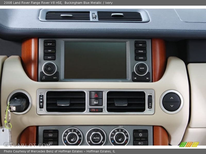 Controls of 2008 Range Rover V8 HSE