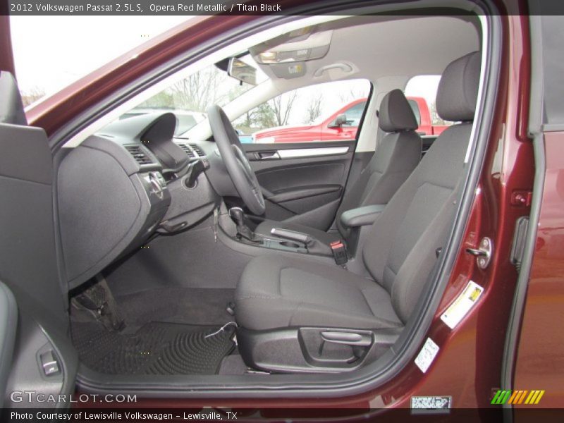 Opera Red Metallic / Titan Black 2012 Volkswagen Passat 2.5L S